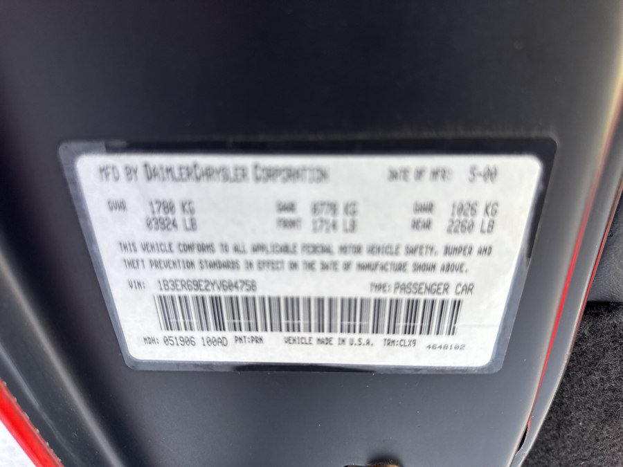 Used 2000 Dodge Viper GTS RWD image 45