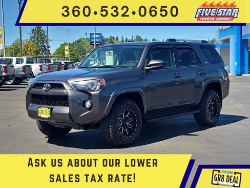 Certified 2019 Toyota 4Runner SR5 AWD/4WD image 1