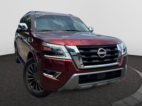 Used 2024 Nissan Armada Platinum w/ Captain's Chairs Package RWD image 1