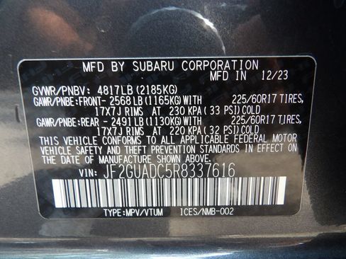 Used 2024 Subaru Crosstrek 2.0i Premium AWD/4WD image 30