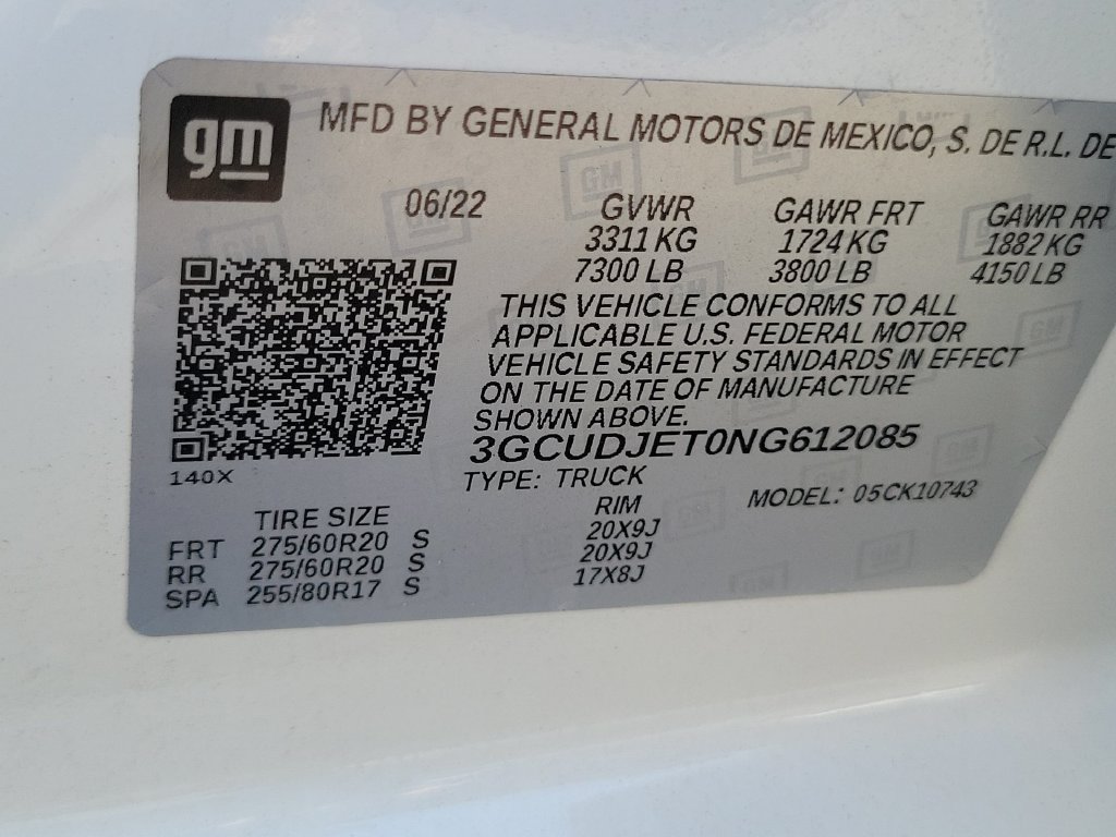 Certified 2022 Chevrolet Silverado 1500 High Country w/ Technology Package AWD/4WD image 34