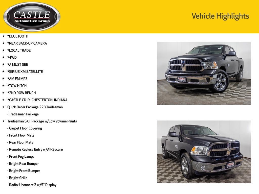Used 2019 RAM 1500 Tradesman w/ Tradesman SXT Package AWD/4WD image 3