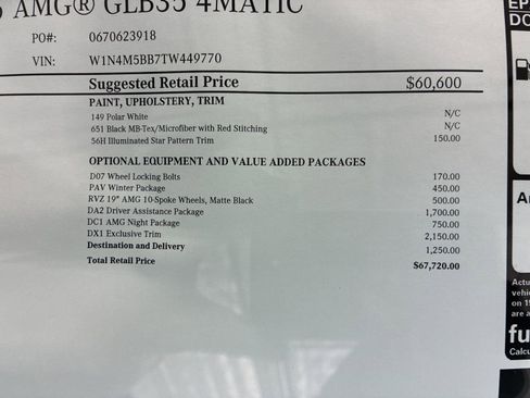 New 2026 Mercedes-Benz GLB 35 AMG 4MATIC image 20