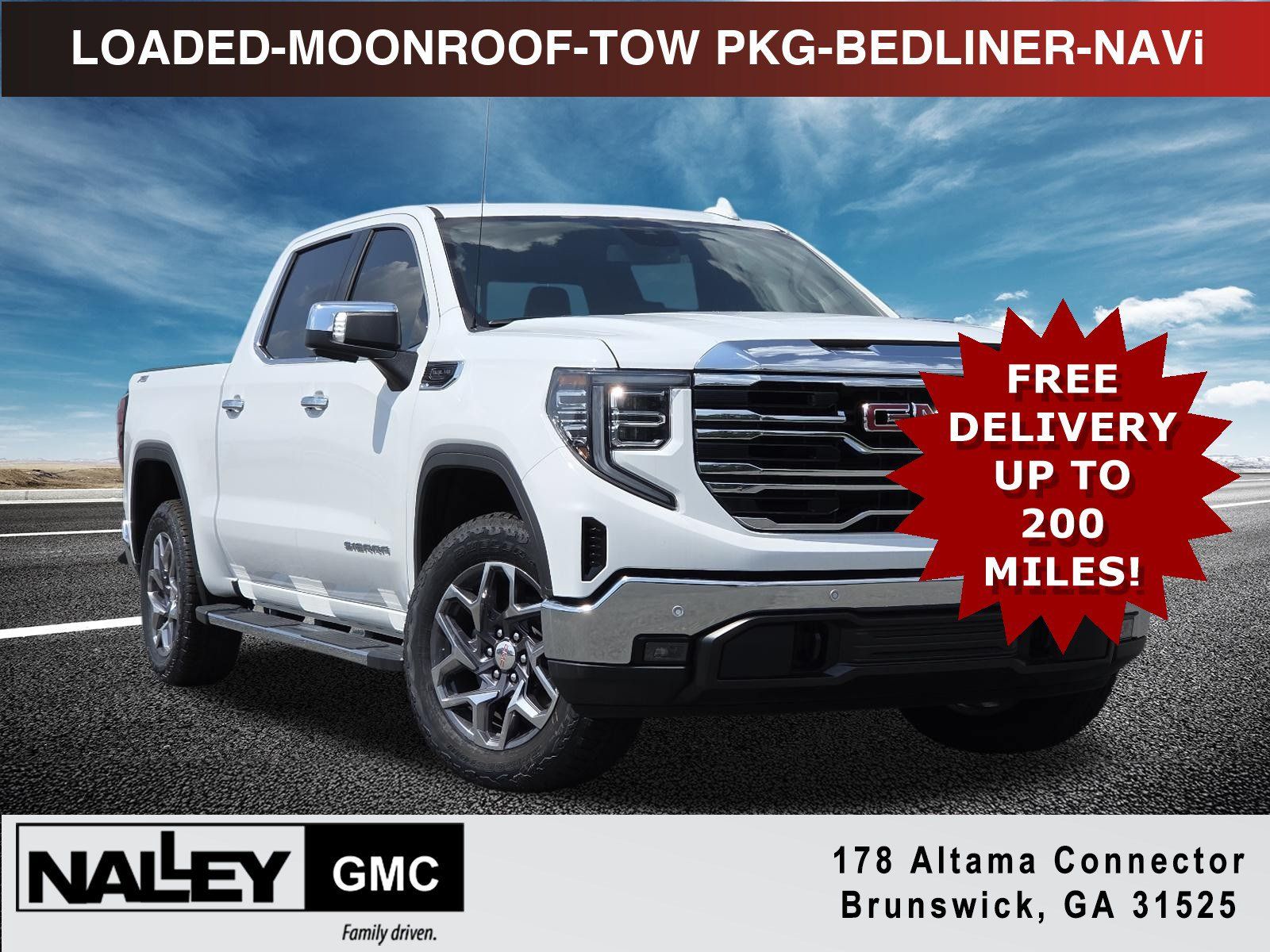New 2026 GMC Sierra 1500 SLT w/ SLT Premium Plus Package AWD/4WD 360° Tour