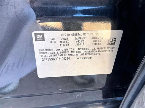 Used 2016 Chevrolet Cruze LT w/ Sun And Sound Package image 35