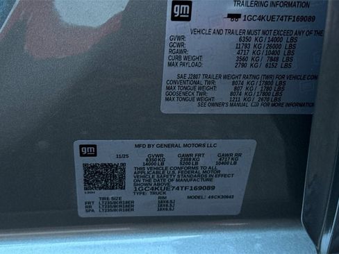 New 2026 Chevrolet Silverado 3500 LTZ w/ LTZ Convenience Package image 27