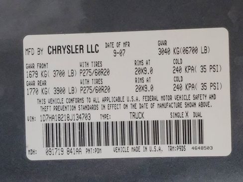 Used 2008 Dodge Ram 1500 Truck SLT image 63