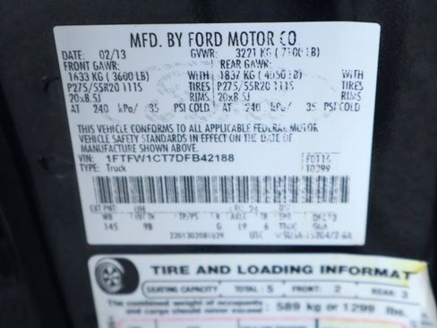 Used 2013 Ford F150 Platinum RWD image 45