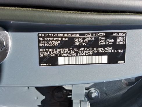 Used 2022 Volvo XC90 T5 Momentum w/ Protection Package Premier FWD image 17