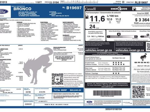 Used 2024 Ford Bronco Big Bend AWD/4WD image 2