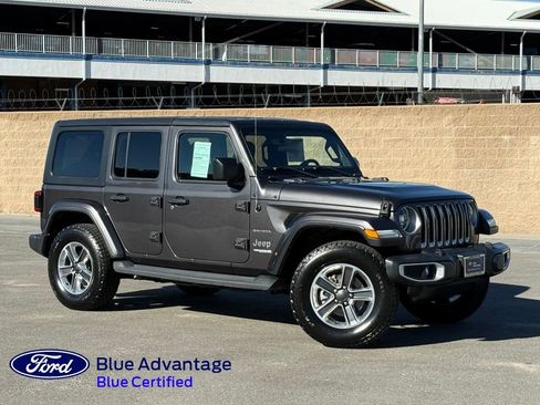 Used 2020 Jeep Wrangler Unlimited Sahara image 1