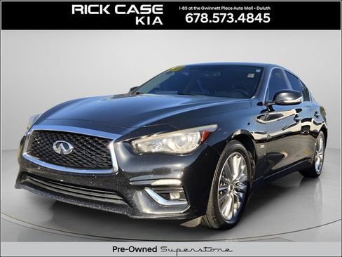 Used 2018 INFINITI Q50 Luxe w/ Essential Package (3.0T Luxe) AWD/4WD image 1