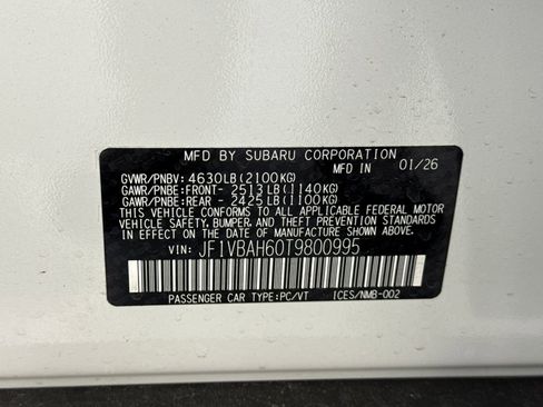 New 2026 Subaru WRX Premium image 28