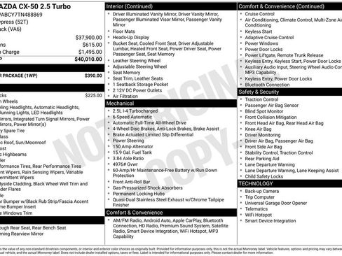 Used 2026 MAZDA CX-50 AWD 2.5 S w/ Weather Package image 26