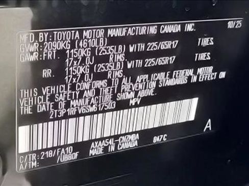 Certified 2025 Toyota RAV4 XLE w/ Convenience Package AWD/4WD image 23