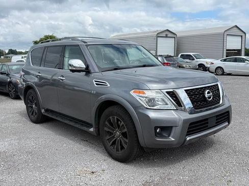 Used 2019 Nissan Armada Platinum w/ Captain's Chairs Package RWD image 2