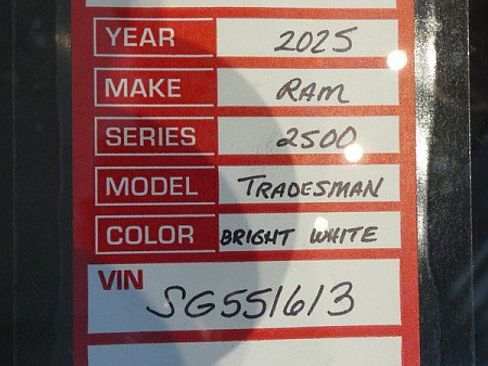 Used 2025 RAM 2500 Tradesman AWD/4WD image 31