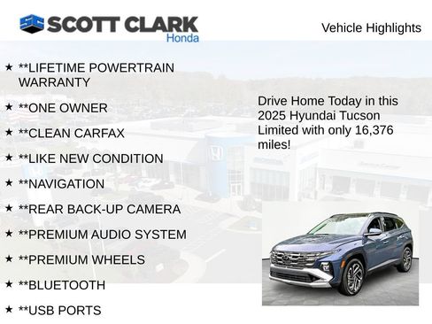 Used 2025 Hyundai Tucson Limited AWD/4WD image 12