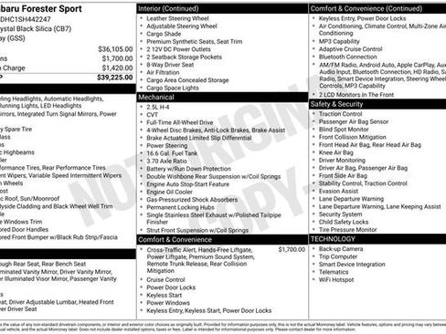 Certified 2025 Subaru Forester Sport image 4