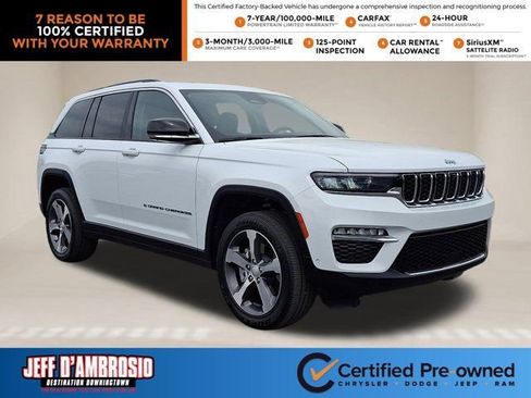 Certified 2022 Jeep Grand Cherokee Limited 4xe w/ Luxury Tech Group II image 1