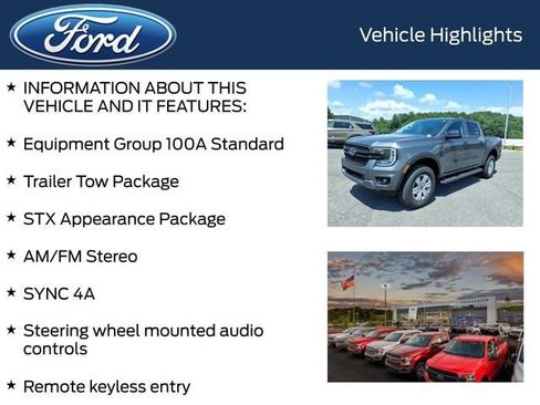 New 2026 Ford Ranger XL w/ Trailer Tow Package AWD/4WD image 4