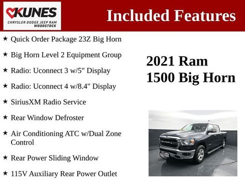 Used 2021 RAM 1500 Big Horn image 3