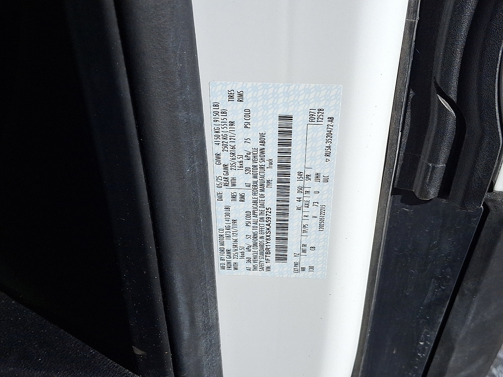 Certified 2025 Ford Transit 250 Low Roof w/ Exterior Upgrade Package RWD image 27
