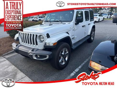 Used 2021 Jeep Wrangler Unlimited Sahara AWD/4WD image 1