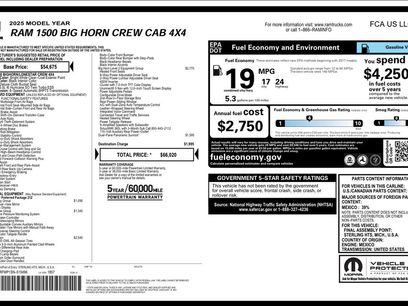 Used 2025 RAM 1500 Big Horn