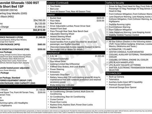 Used 2024 Chevrolet Silverado 1500 RST w/ Convenience Package II AWD/4WD image 11