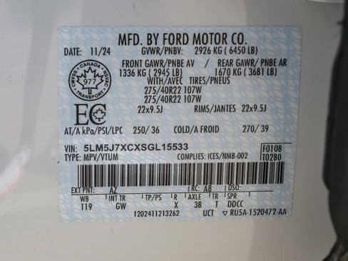 Used 2025 Lincoln Aviator Reserve w/ Jet Appearance Package AWD/4WD image 64