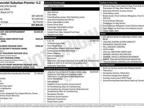 New 2026 Chevrolet Suburban Premier image 15