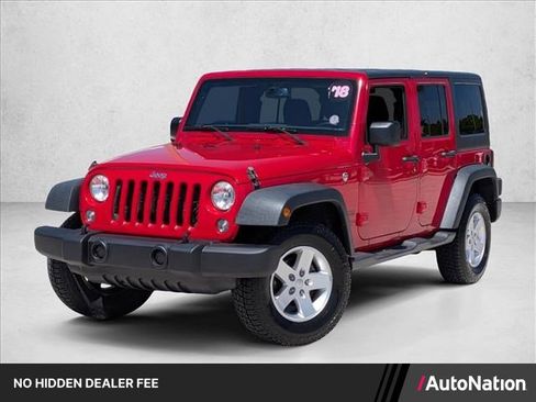 Used 2018 Jeep Wrangler Unlimited Sport S AWD/4WD image 1