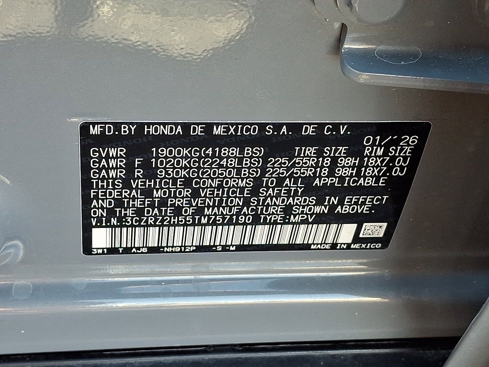 Used 2026 Honda HR-V Sport image 27