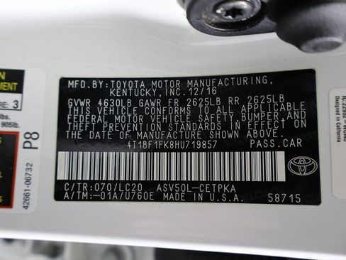 Used 2017 Toyota Camry XSE w/ Moonroof Package image 35