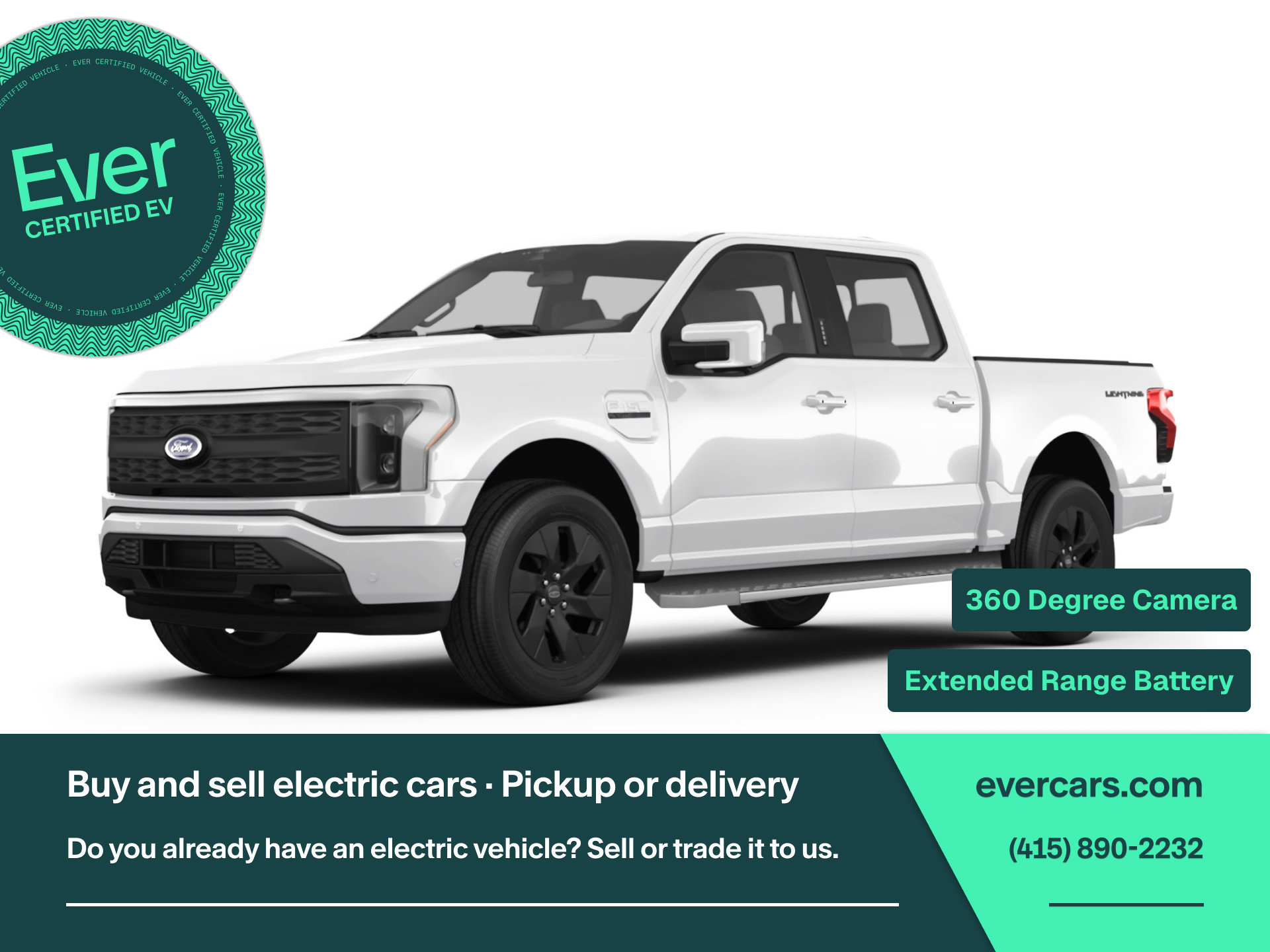 Used 2024 Ford F150 Lightning Flash AWD/4WD image 1