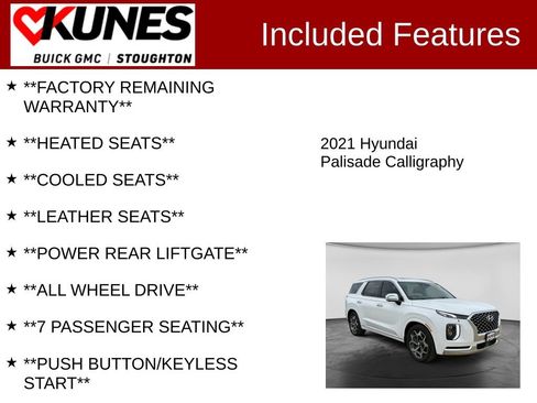 Used 2021 Hyundai Palisade Calligraphy w/ Winter Package AWD/4WD image 3