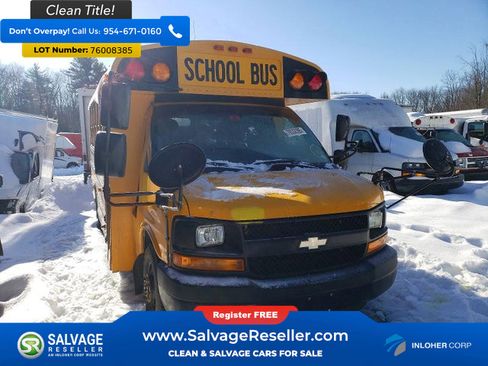 Used 2014 Chevrolet Express 3500 Extended w/ School Bus Package image 1
