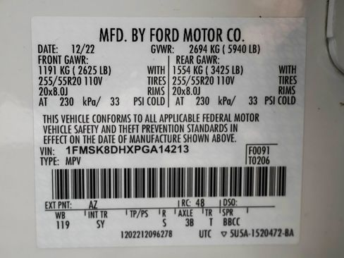 Used 2023 Ford Explorer XLT w/ Equipment Group 202A AWD/4WD image 52