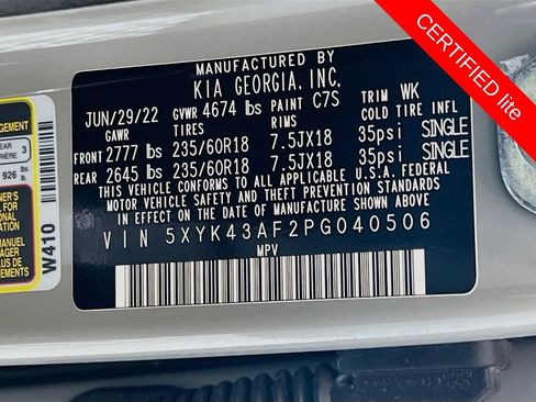 Used 2023 Kia Sportage SX FWD image 35