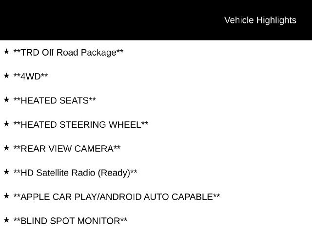 Used 2024 Toyota Tacoma TRD Off-Road w/ TRD Off Road Upgrade Package AWD/4WD image 11