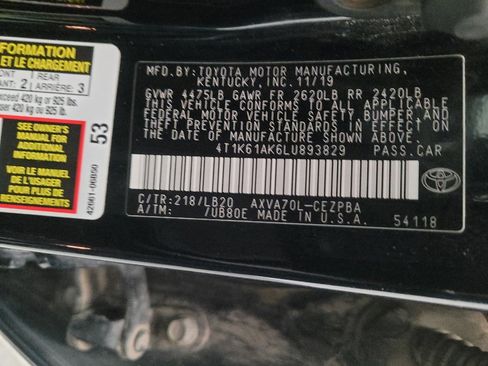 Used 2020 Toyota Camry XSE w/ Navigation Package image 33