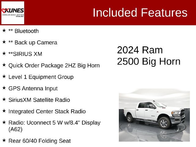 Certified 2024 RAM 2500 Big Horn AWD/4WD image 3