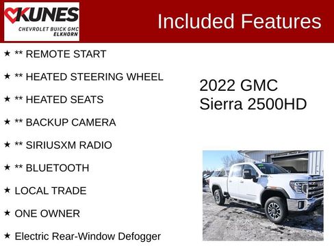 Used 2022 GMC Sierra 2500 SLE w/ SLE Convenience Package image 2
