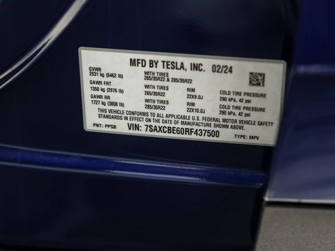 Used 2024 Tesla Model X Plaid AWD/4WD image 50