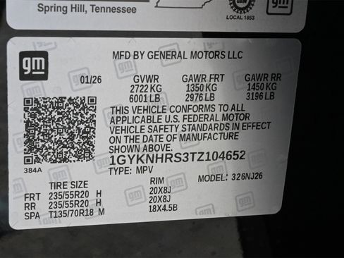 New 2026 Cadillac XT5 Sportv w/ LPO, Onyx Lite Package image 30