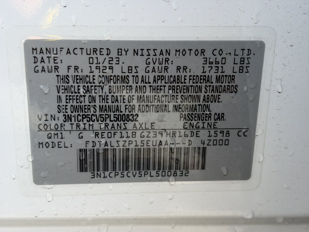 Certified 2023 Nissan Kicks SV FWD image 28