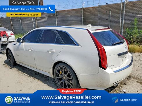 Used 2013 Cadillac CTS V w/ Wood Trim Package RWD image 3