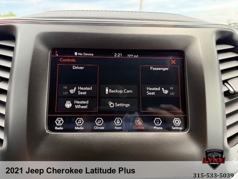 Used 2021 Jeep Cherokee Latitude Plus AWD/4WD image 23