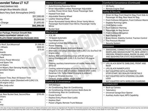 Certified 2021 Chevrolet Tahoe LT image 6
